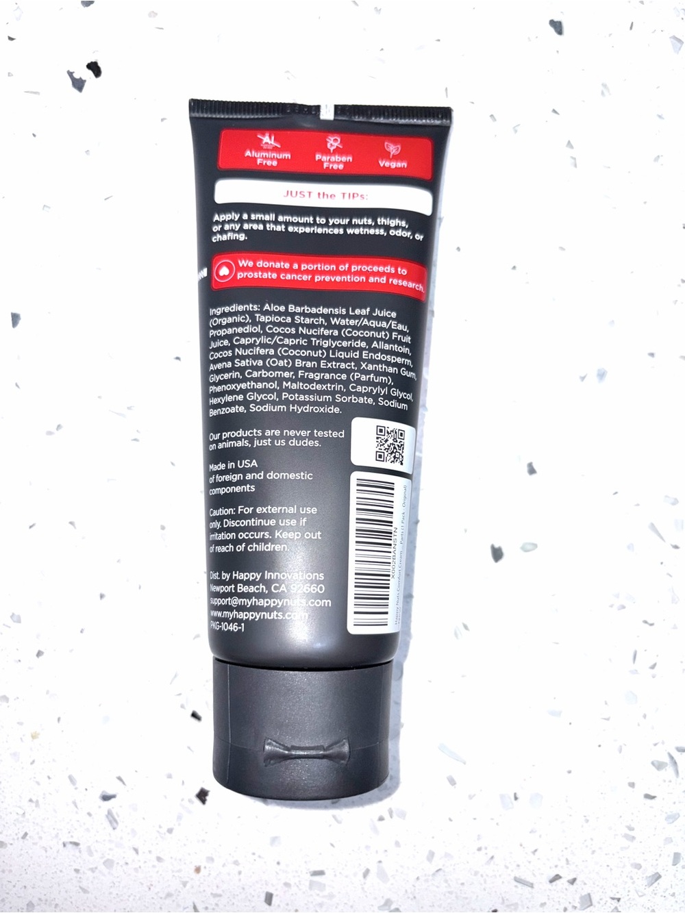 Happy Nuts Comfort Cream Lotion to Powder - Original Sandalwood Zest - Picture 4 of 5